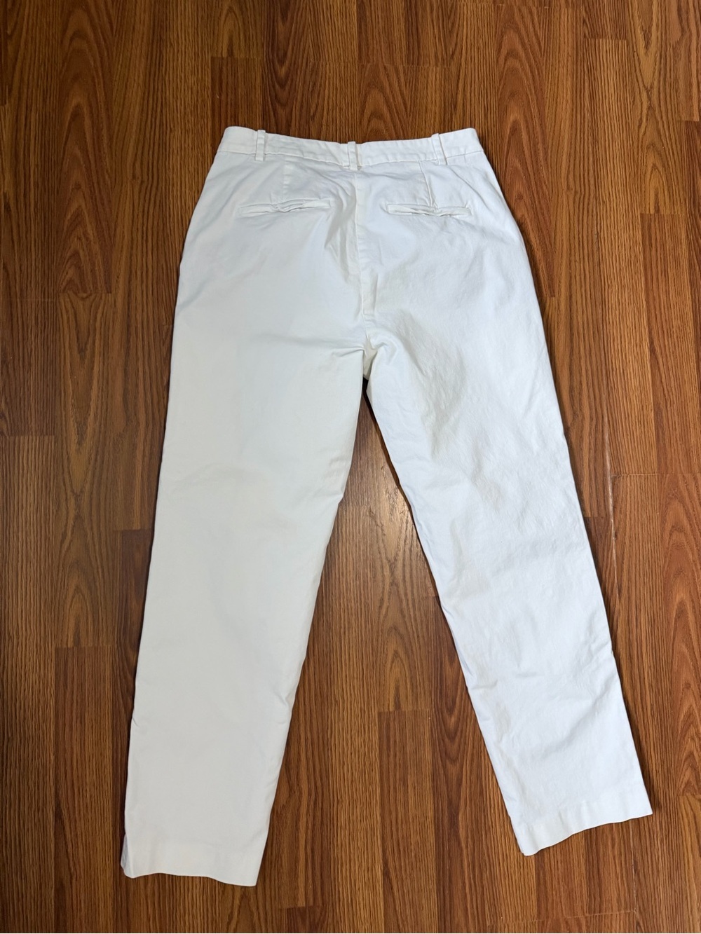 Vince Cotton White Chinos Preppy Costal Neutral Pants 4 - Picture 3 of 7